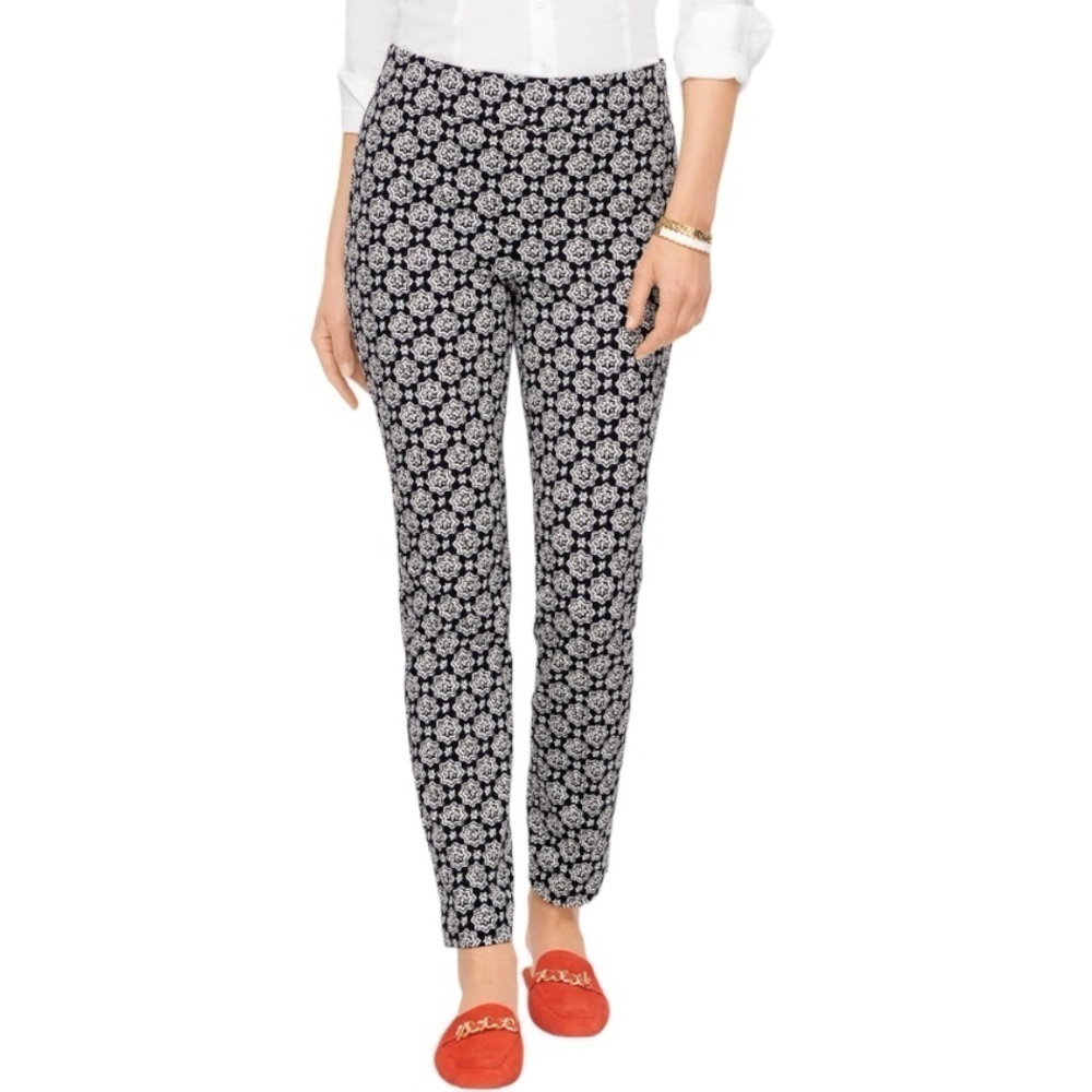 Talbots Chatham‎ Ankle Pants in Medallion 6P